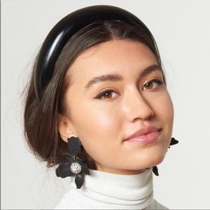 Lele Sadoughi Black Padded Headband